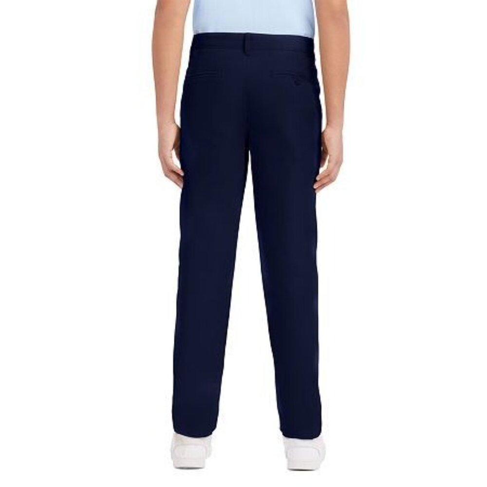 IZOD Mens Regular Fit Flat Front Pant,38W X 32L Blue - Picture 2 of 2